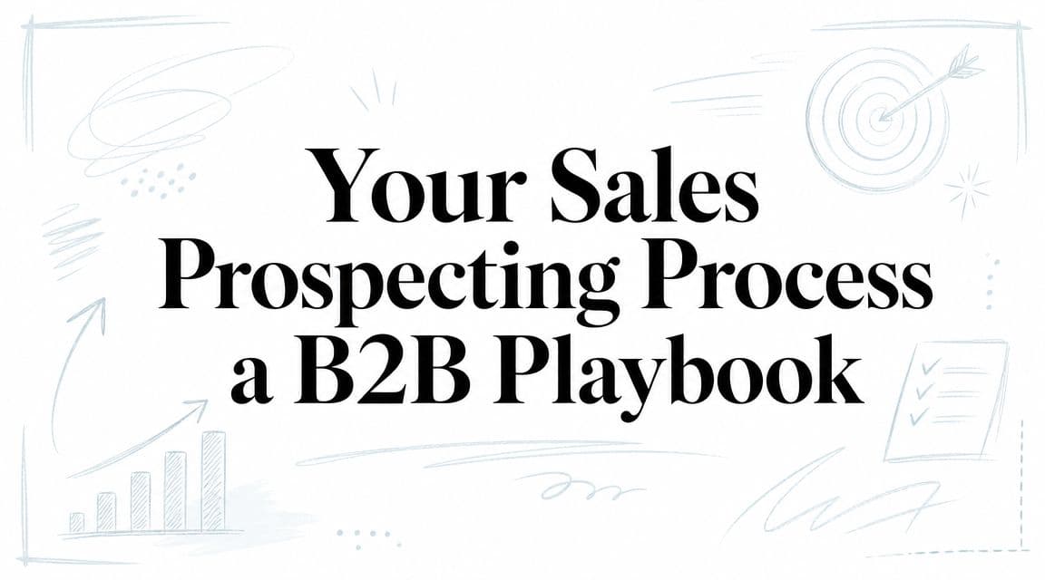 Your sales prospecting process a B2B playbook